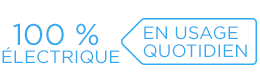 100% ELECTRIQUE EN USAGE QUOTIDIEN